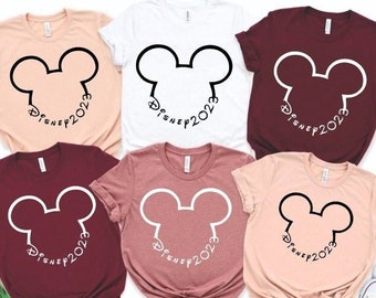 Disney 2023 Shirts, Disney Vacation, Disneyworld Shirts, Disney Couple Shirts, Disney Clothes, Disney Family Shirts, Disney Trip Shirts