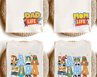 Disney Toy Story Mom and Dad Shirt, Disney Mothers Day Shirt, Disney Fathers Day Shirt, Toy Story Mom Life and Dad Life Shirt, Toy Story Tee
