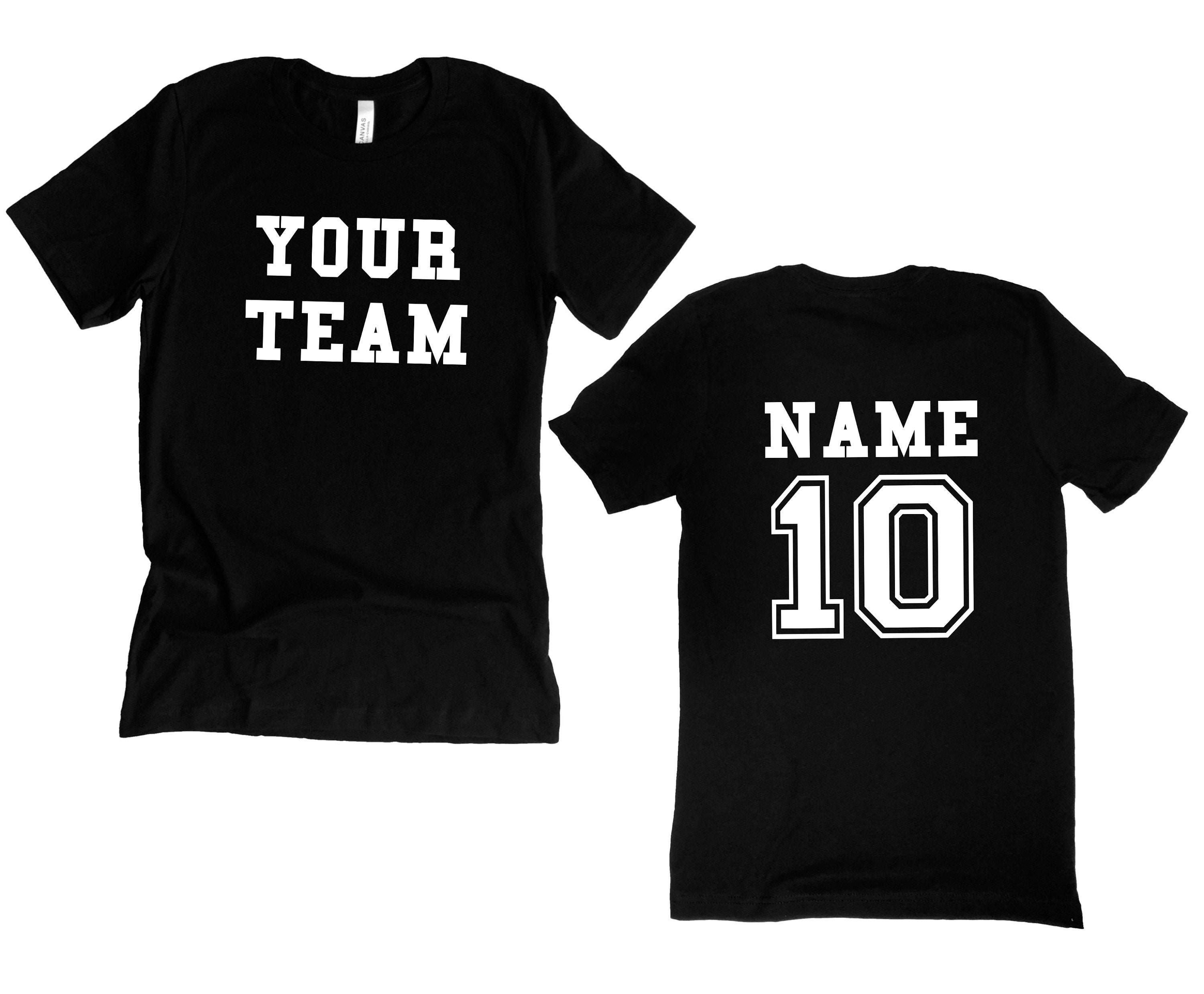 Your Team and Shirt Make Own Jersey - Etsy
