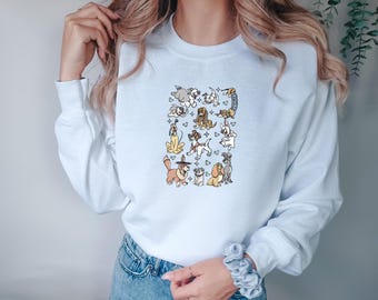 Cute Disney Dogs T-Shirt, Dog Lover Park Tee, Funny Disney Pet Shirt, Family Disneyland Vacation Outfit, Disney World Trip Gift 2025 Sweater