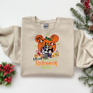 Mickey&#39;s Not-So-Scary Halloween 2023 Party Shirts, Mickey and Minnie Halloween Family T-Shirts, Disney Halloween Gift Tees, Trick or treat