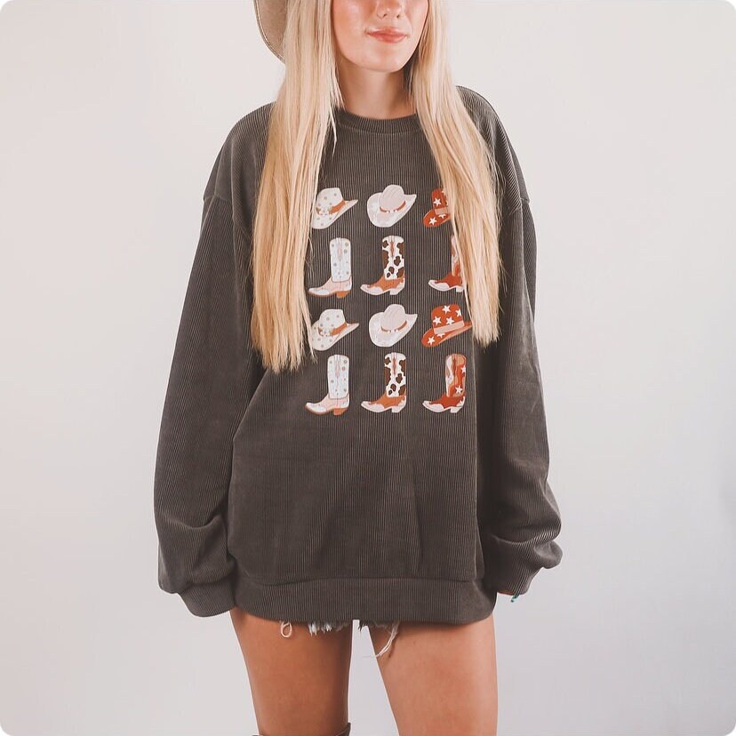 Wild West Cowboy Graphic Sweater Western Country Cowboy Wild West Cowboy Graphic Sweater Western Country Cowboy