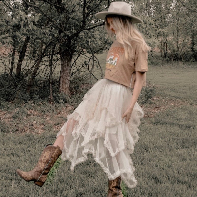 country wedding dresses with boots