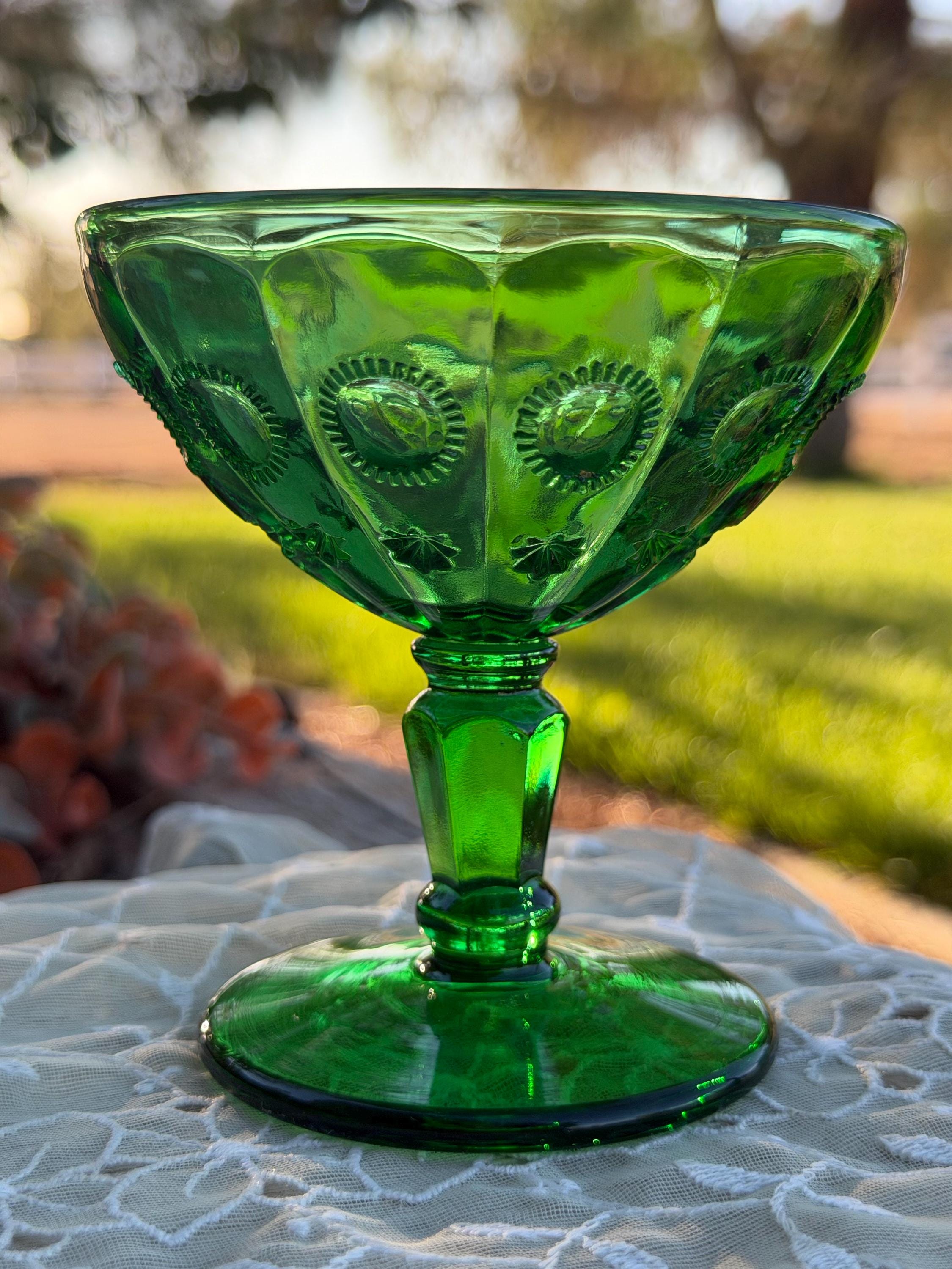 Green Fenton Glassware - Etsy