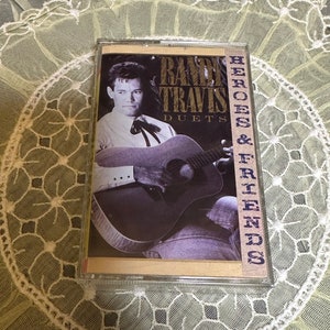Vintage 1980’s Randy Travis Cassette Tape Heroes and Friends
