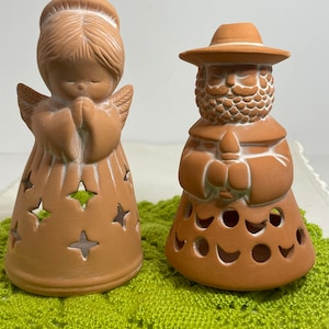 Vintage House of Lloyd Christmas Around World Praying Padre And Praying Angel