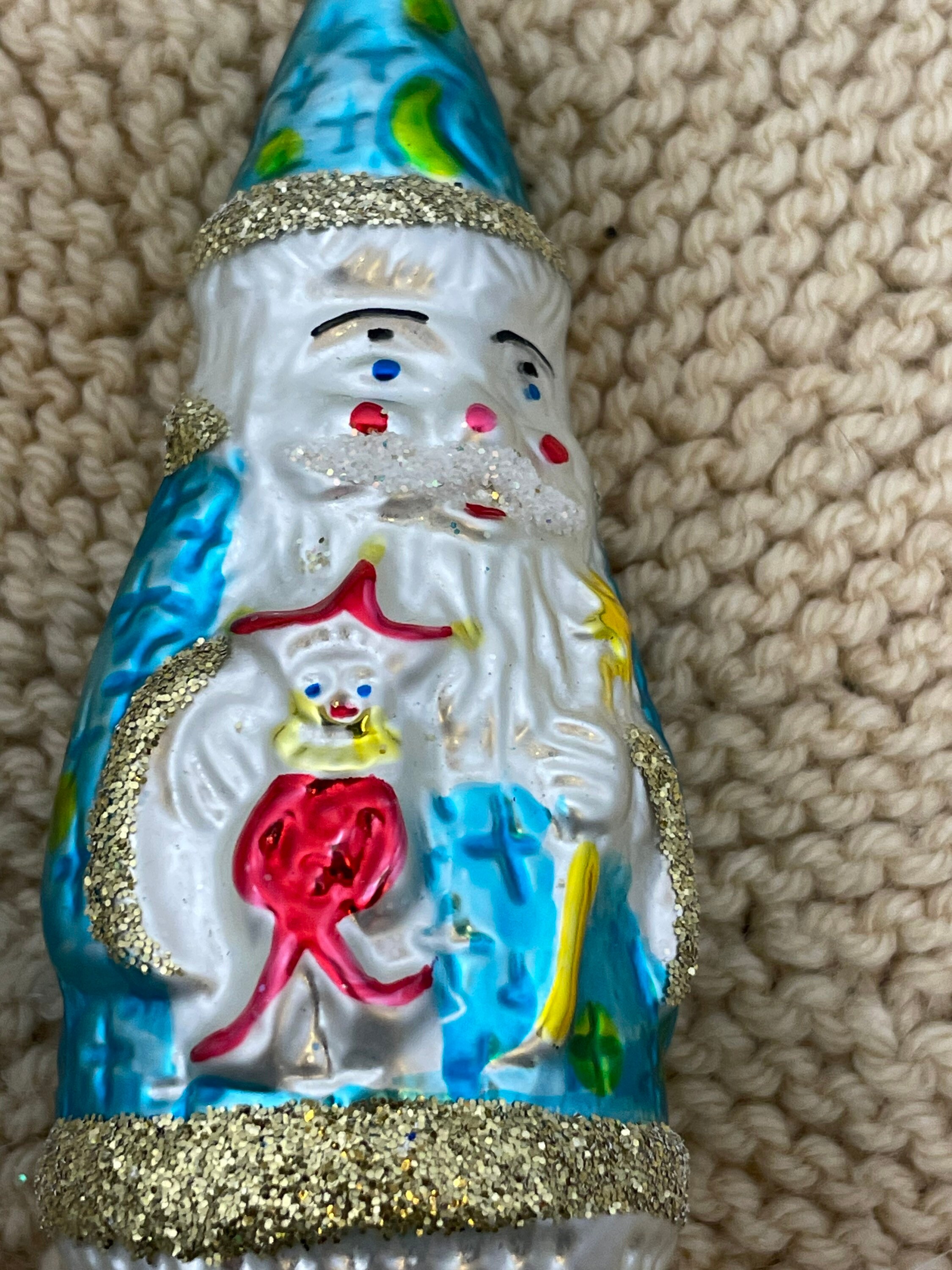 Vintage Kurt Adler Kringle Glass Wizard Blown Glass Christmas