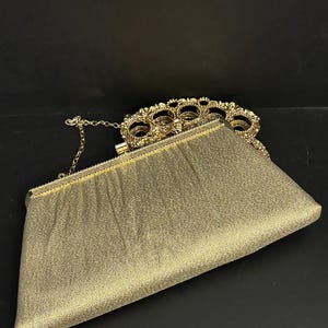Vintage Harry Levin Covetable Clutch Purse MCM ELEGANCE Evening Bag Gold