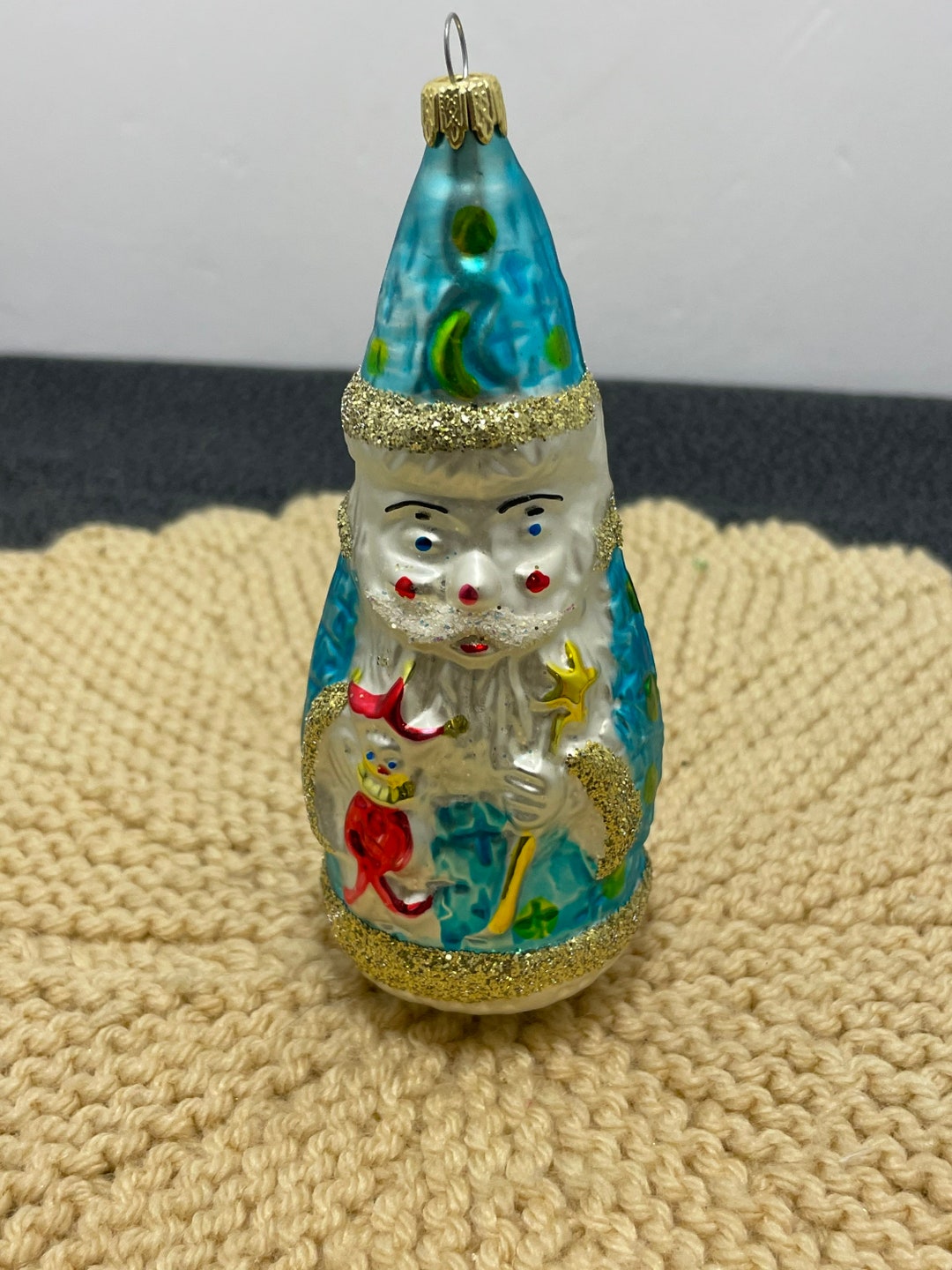 Vintage Kurt Adler Kringle Glass Wizard Blown Glass Christmas