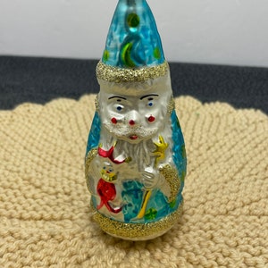 Vintage Kurt Adler Kringle Glass Wizard Blown Glass Christmas Ornament