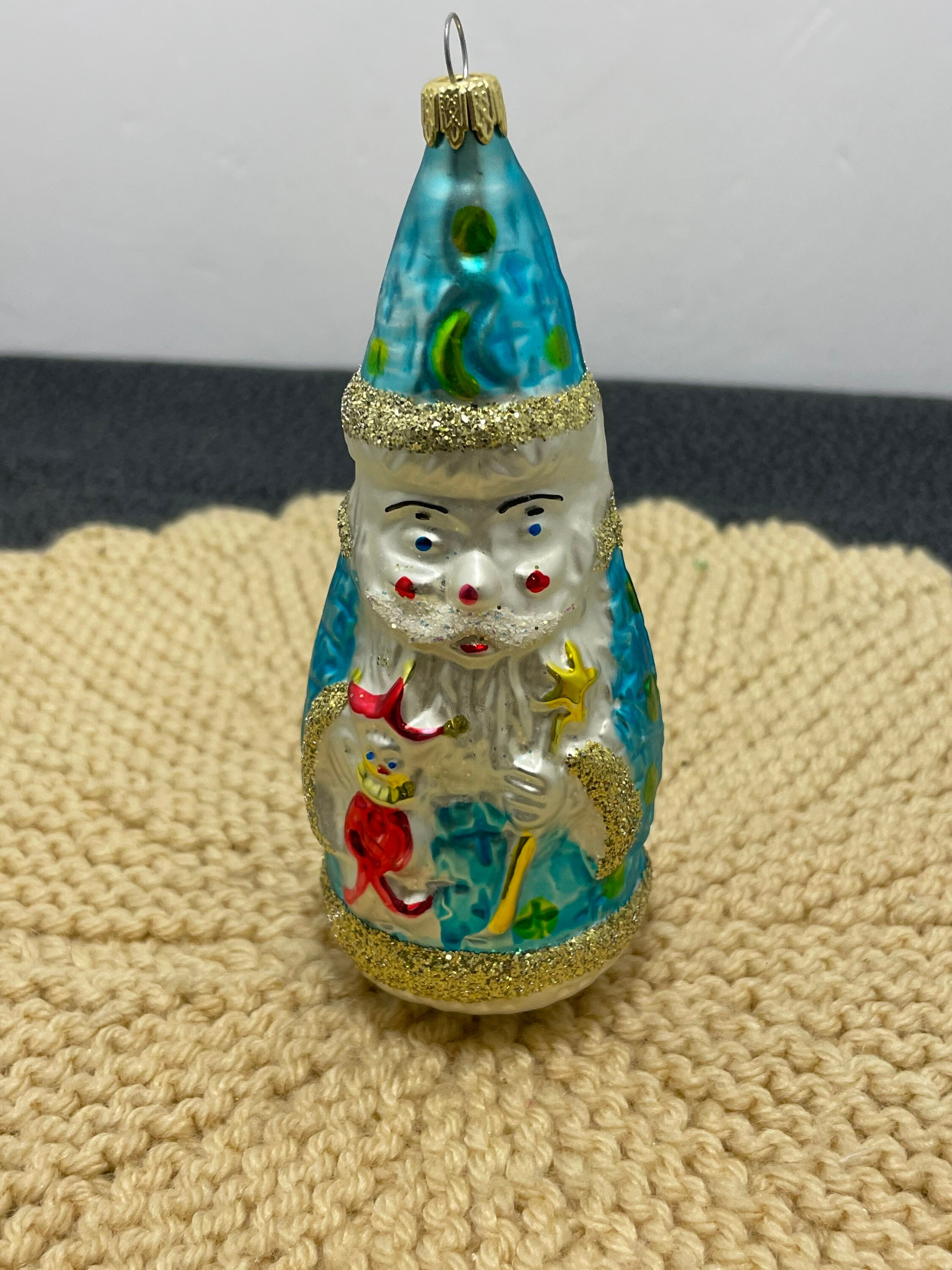 Vintage Kurt Adler Kringle Glass Wizard Blown Glass Christmas