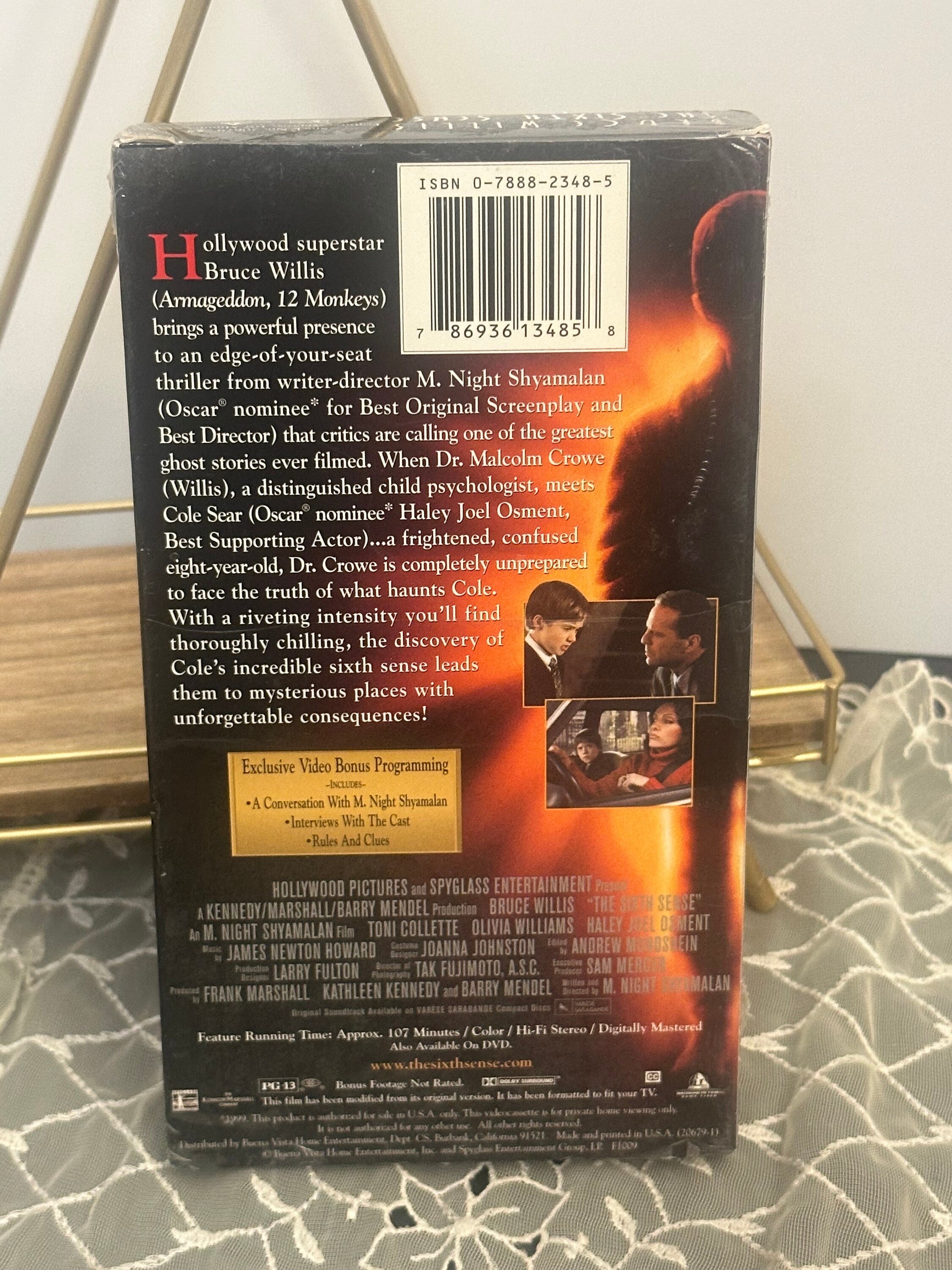 The Sixth Sense VHS Sealed/new 1999 Exclusive Video Bonus Edition
