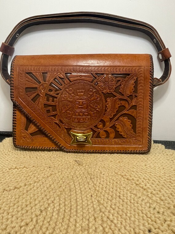 Aztec leather purse Clearance