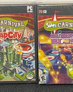 Sims Carnival Snap City and Bumper Blast Sealed PC - Etsy
