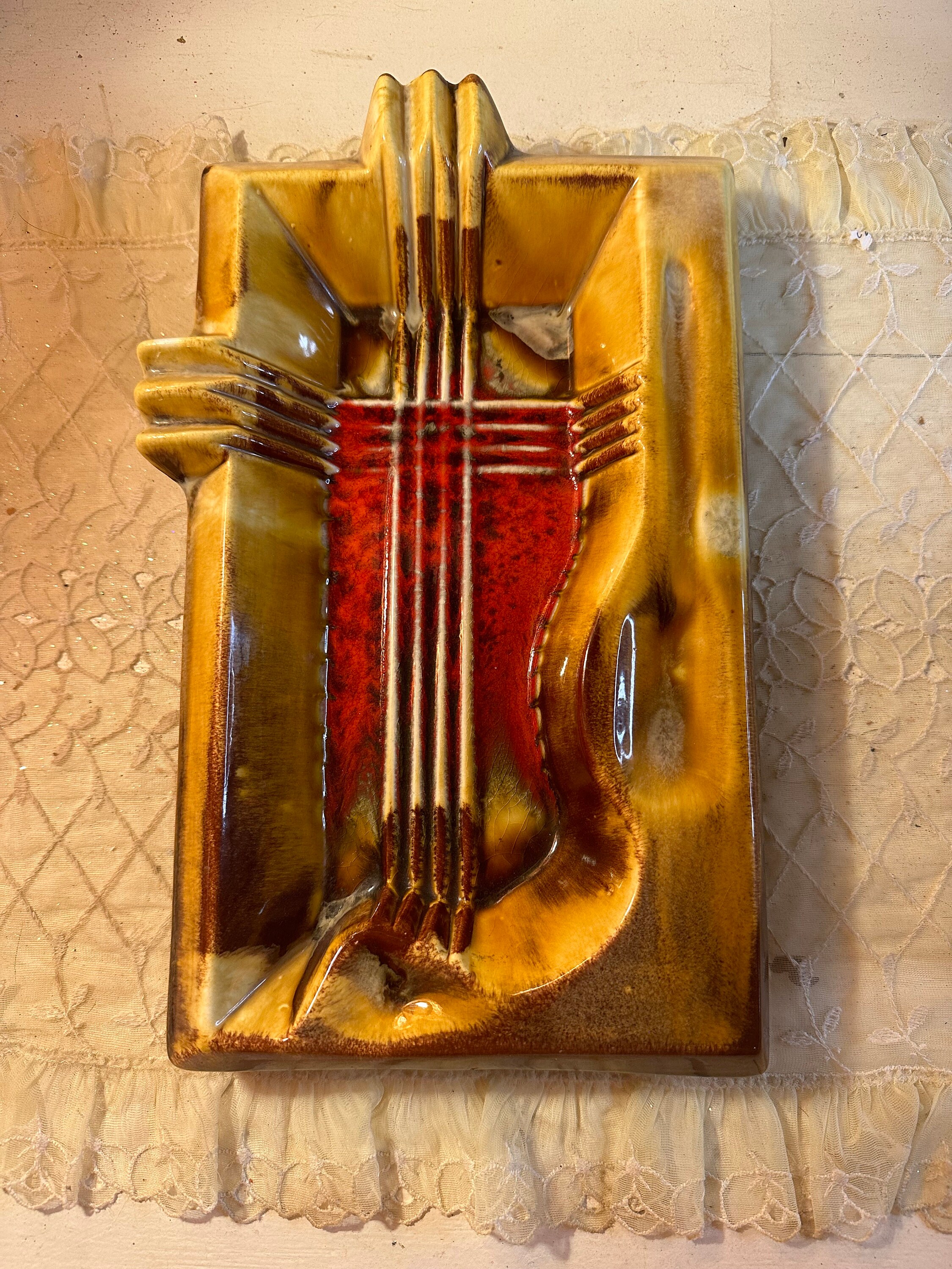 Vintage Royal Palm Los Angeles Pottery Art Retro Ashtray - Etsy