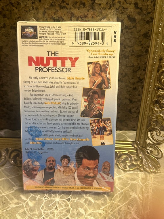 The Nutty Professor VHS Movie Eddie Murphy Brand New Factory Sealed - Etsy The Nutty Professor VHS Movie Eddie Murphy Brand New Factory Sealed - Etsy