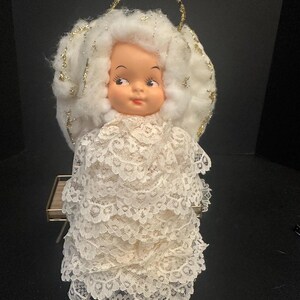 Vintage Handmade Christmas Angel Tree Topper