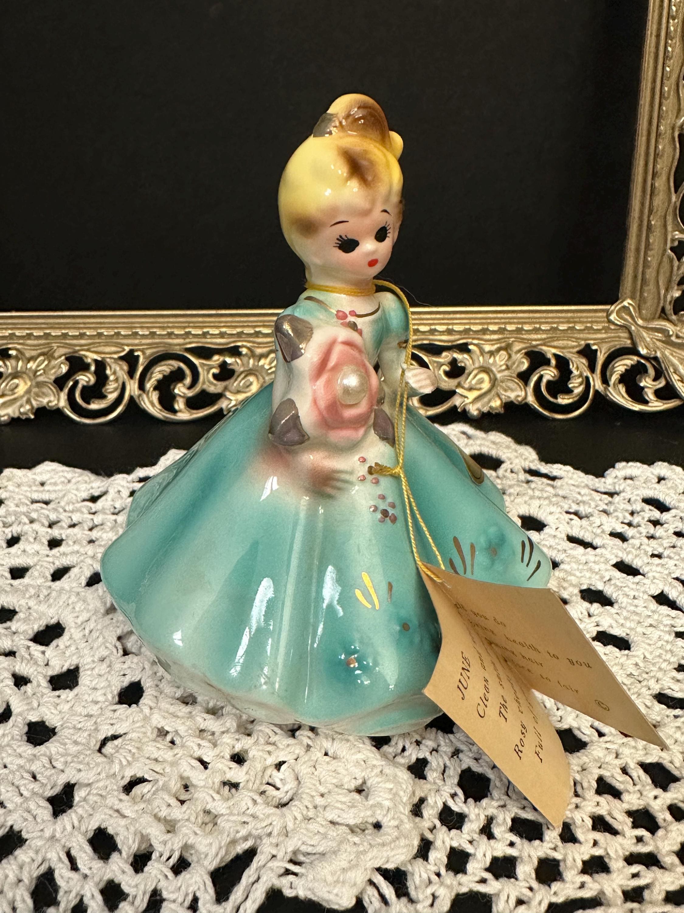 Vintage Josef Originals June Birthday Girl Figurine – Pearl