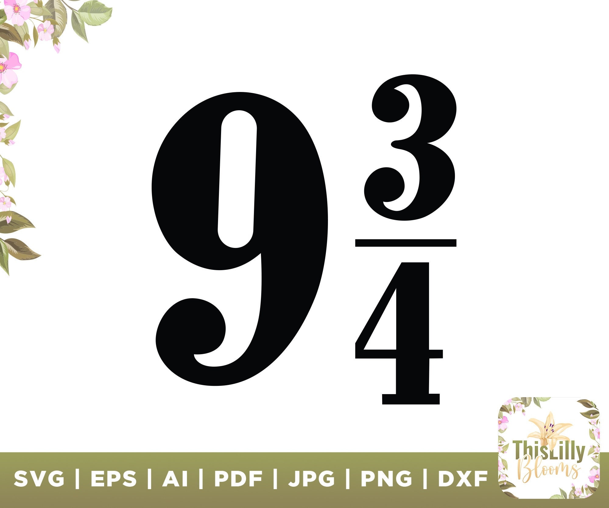 Gleis 9 3 4 Englisch Platform 9 3 4 Svg Platform 9 Platform 934 HP Svg Potter - Etsy