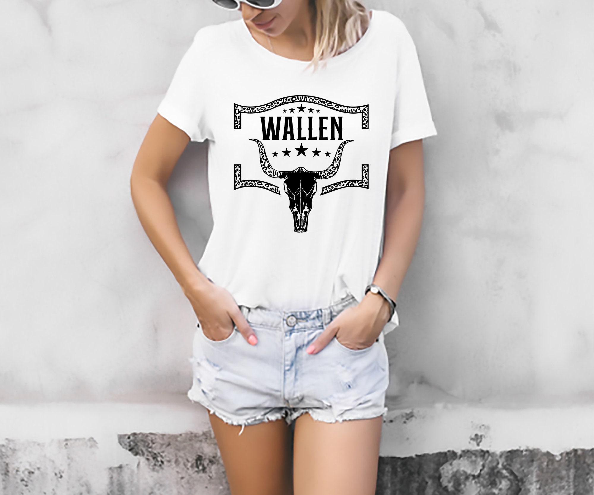 Wallen All Black Bullskull SVG Wallen SVG Png-custom - Etsy
