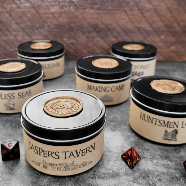 5-Pack RPG Adventure Candles Gift For Dungeon Masters Present Dungeons and Dragons Players Dnd Player Gift For Geeks Dad Gamer Gift For Him