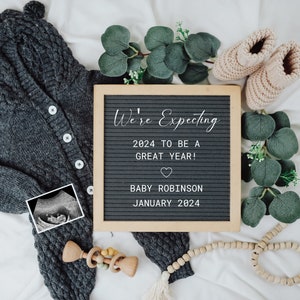 Baby Announcement | Gender Reveal Baby | digital Pregnancy Reveal | Digital Pregnancy Announcement | We're Expecting | Gender Neutral