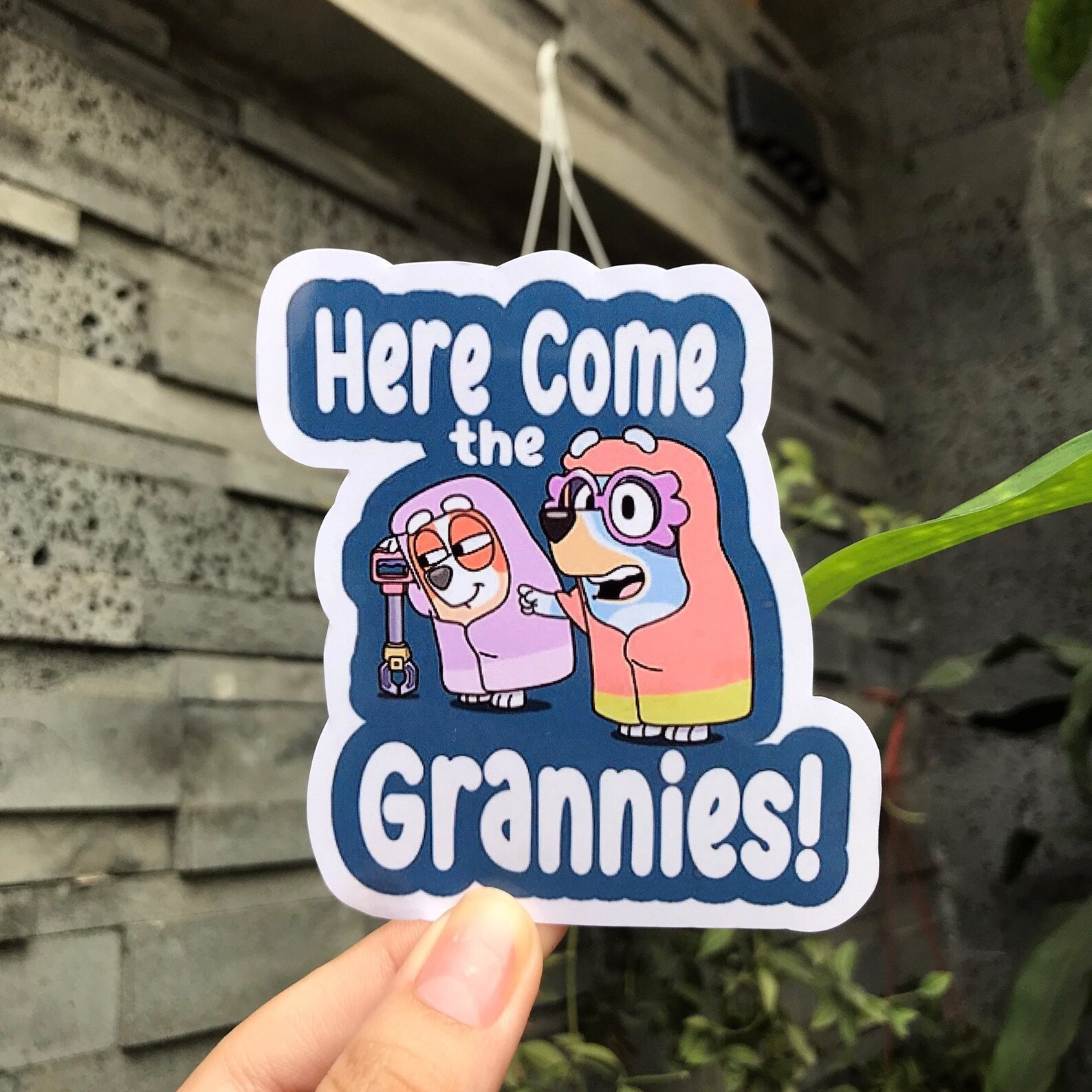 Bluey Vinyl Decal Sticker Bluey Funny Bluey Sticker for Etsy