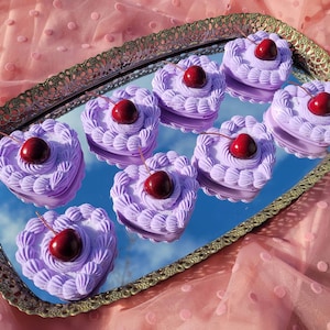 Fake Cake - Purple Compact Mirror