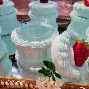 Fake Cake Screw Top Jar Mint