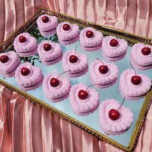 Fake Cake - Baby Pink Compact Mirror