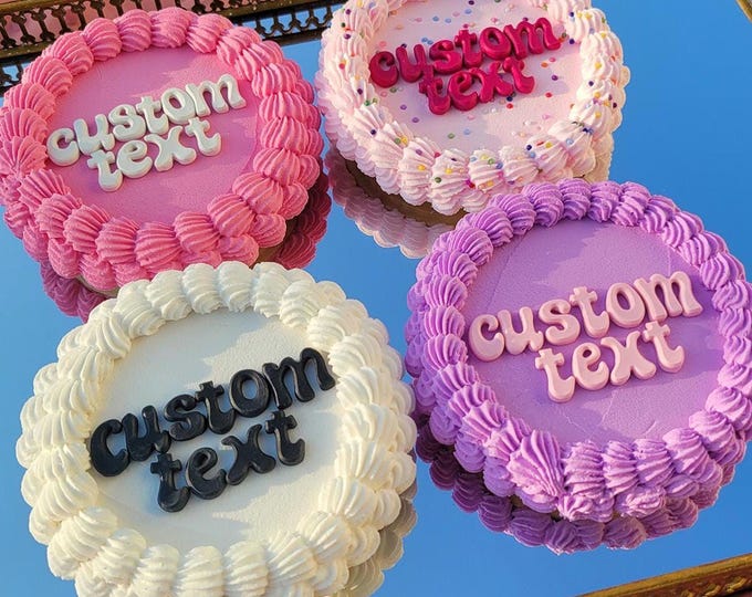 Benutzerdefinierte Fake Kuchen Wandschild