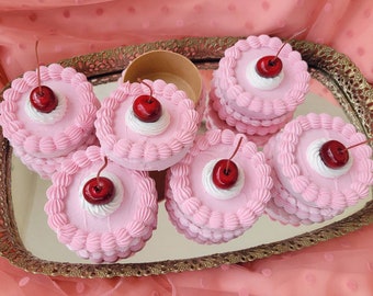 Fake Cake - Pink Mini Round Cake