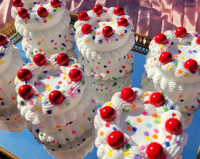 Fake Cake - Large Jar - Birthday Cake Sprinkles