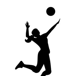 Volleyball Player SVG Files for Cricut - Instant Digital Download, Perfect for DIY Projects and Crafts