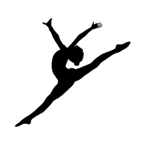 Tänzerin SVG-Datei für Cricut - DIY Craft Silhouette (Digitaler Download)