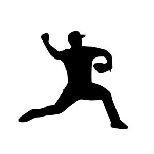 Baseball Pitcher SVG Files for Cricut - Instant Digital Download, Perfect for DIY Projects and Crafts