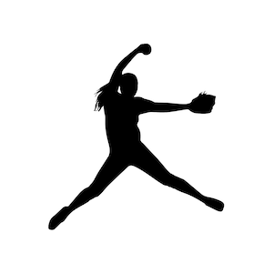 Softball Pitcher SVG Files for Cricut - Instant Digital Download, Perfect for DIY Projects and Crafts