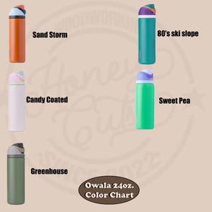 Personalized Owala Water Bottle Freesip 24 oz. Custom Engraved Name Stainless Steel Tumbler Dishwasher Safe Gift Name Tumbler Valentines Day Bild 4