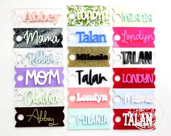 Stanley cup topper personalized, Name plate for stanley h2.0 30 oz. 40 oz., preppy gift for teen girls boys stanley accessories gift for her