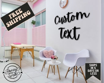 Custom logo sign Personalized wooden name sign Custom Wooden Words Sign Wall Logo Sign for Business Custom Word Sign Custom wooden sign