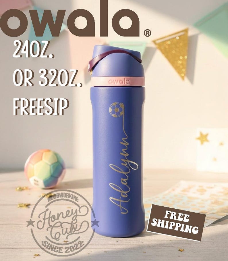 Personalized Basketball Owala Water Bottle Sports Team 24oz 32oz ...