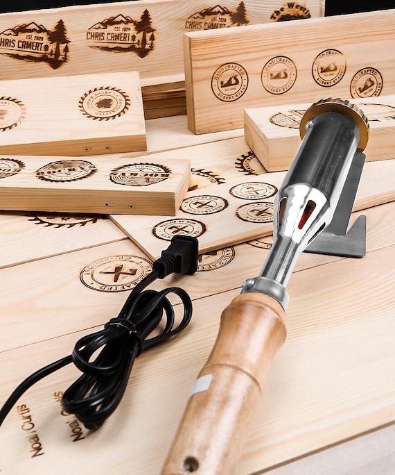 Wood Burning Stamp With Heater / Branding Iron for Wood / Wood Burn Stamp  Custom / Wood Working Brand 