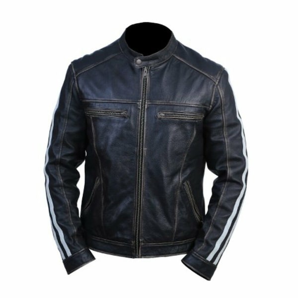 Leon Kennedy Resident Evil Vendetta Black Leather Jacket