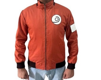 Blouson aviateur aérostatique aviateur pour homme | Déguisement Kim Kitsuragi Disco Elysium Bomber orange