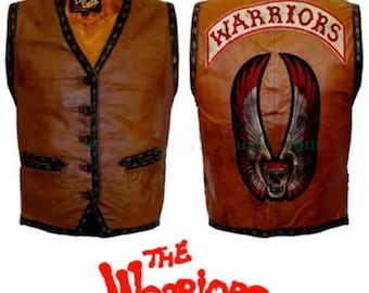 Le gilet/veste en cuir véritable du film Warriors