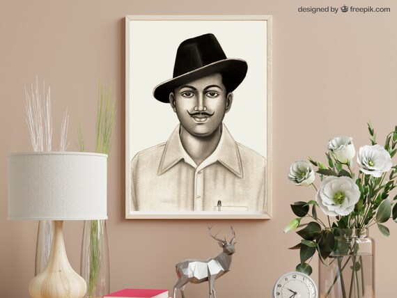 Bhagat Singh Painting by Kamakshi Kannan  Fine Art America