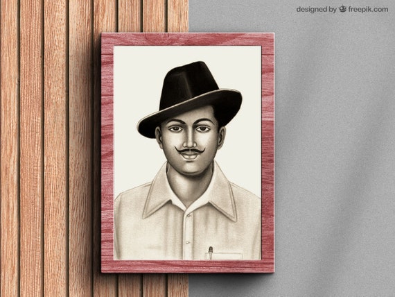 Sketch on Bhagat Singh – India NCC