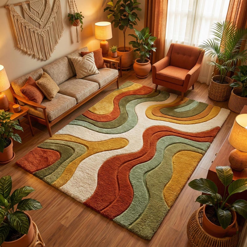 Funky Rug Patterns Funky Rug - Etsy