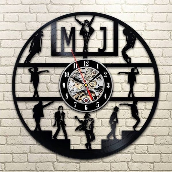 Michael Jackson Vinyl Record Wall Clock, King Of Pop, Music Wall Art, Vintage Decor For Bedroom, Christmas Gift For Women