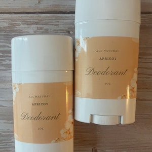 Natural Deodorant/Apricot Deodorant/ Shea butter